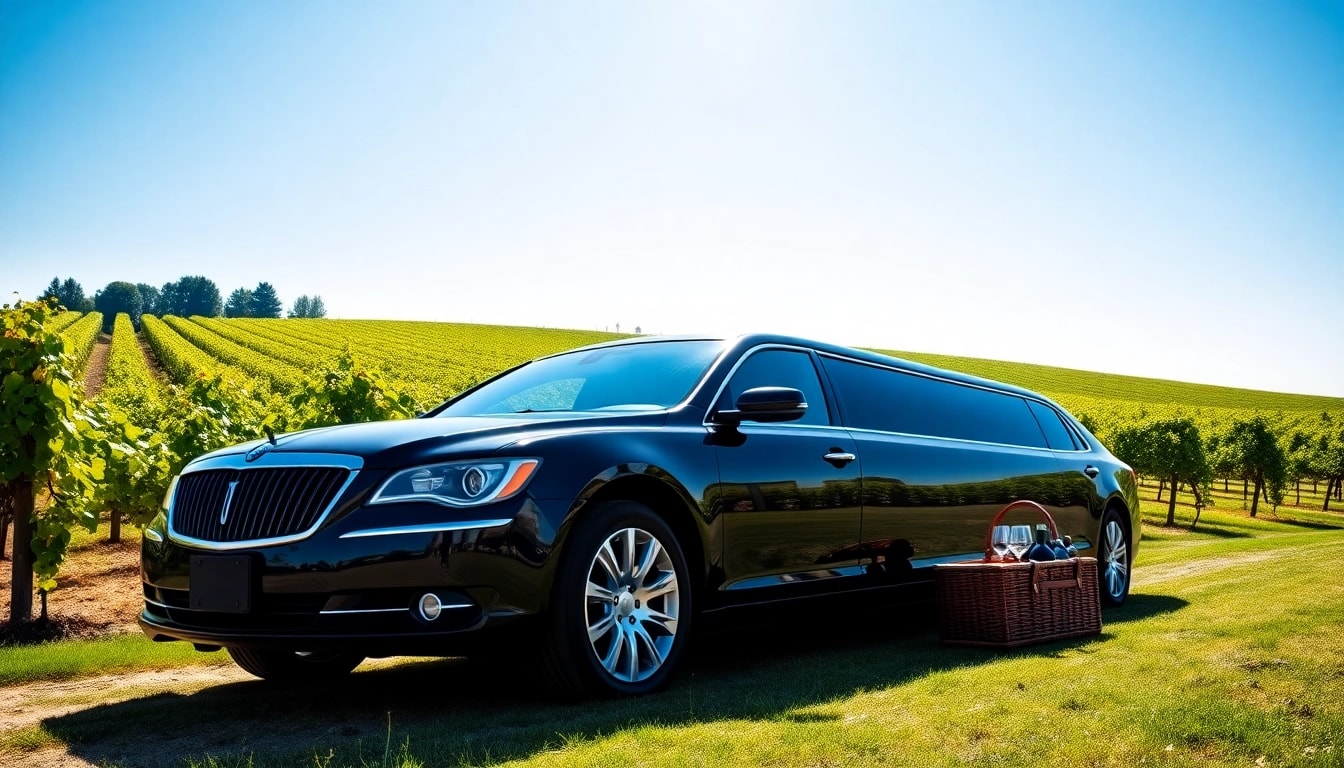 Experience luxury with a langley wine tour limo amidst scenic vineyards and fine wines.