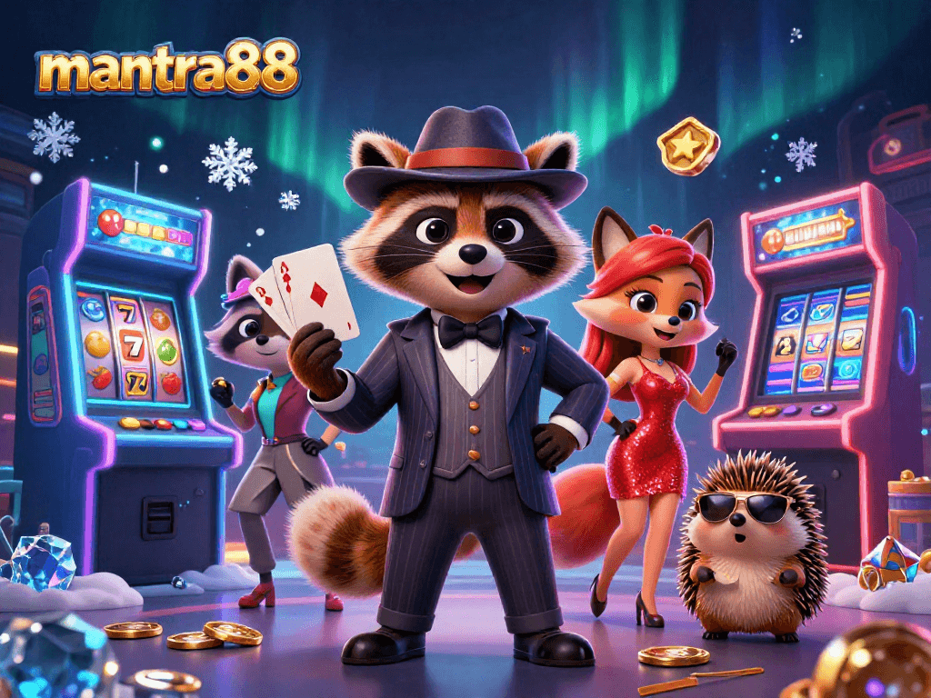 Experience thrilling games at mantra88 with vibrant casino characters and dynamic elements.