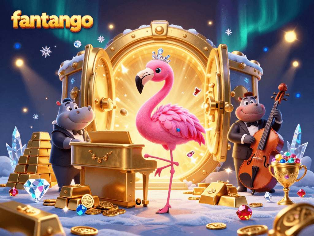 Experience thrilling gameplay in fantango at this vibrant casino with lively characters and gold treasures.