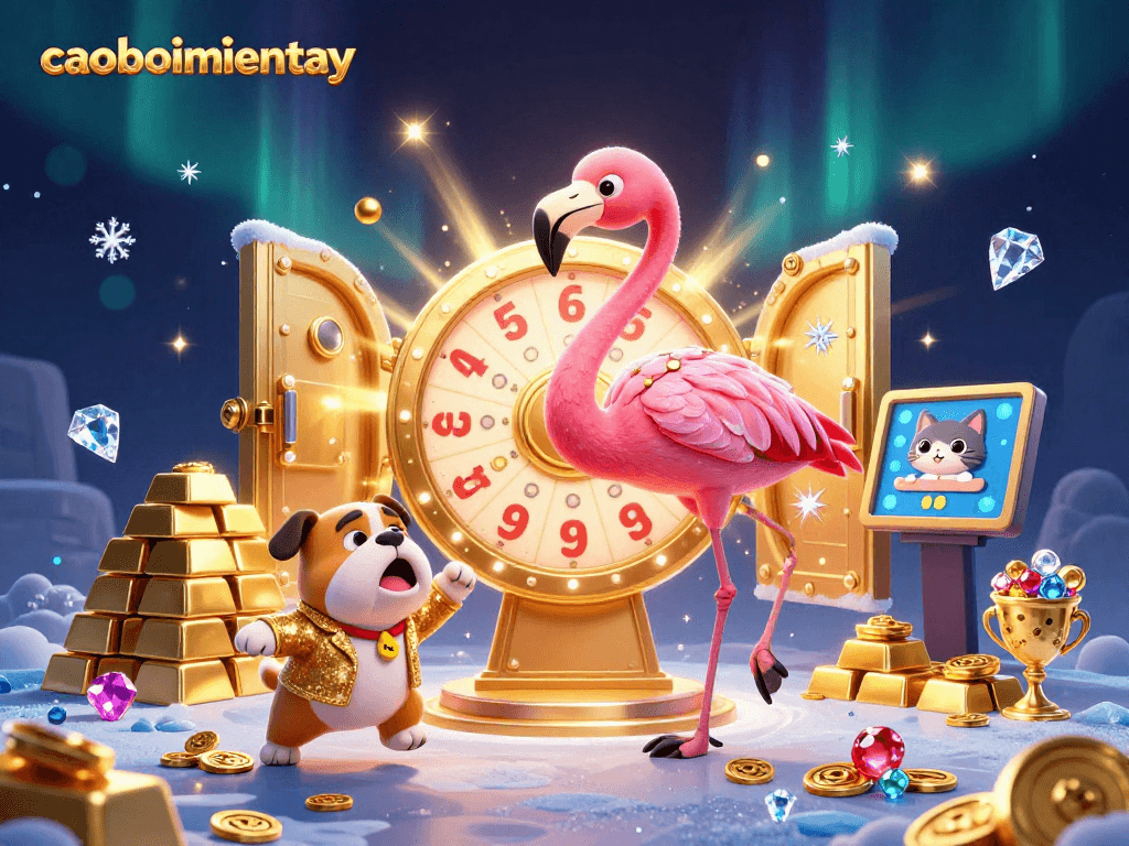 Engage with caoboimientay as a bulldog contestant wins prizes amidst dazzling casino treasures.