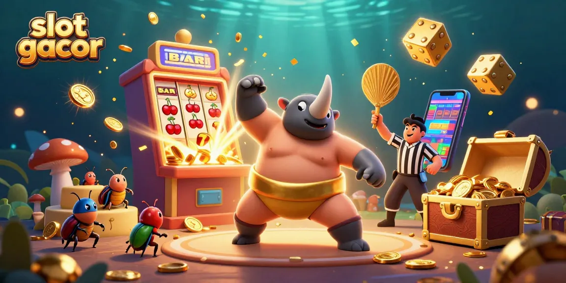 Slot gacor menghadirkan aksi bertema kasino dengan kejuaraan, mesin slot, dan harta karun.
