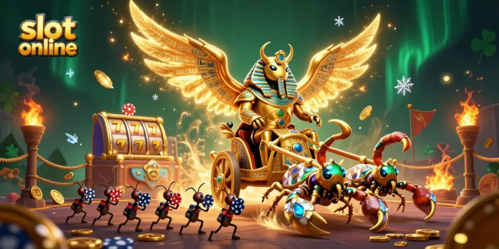 Experience thrilling "slot online" adventures with dynamic characters and vibrant casino elements.