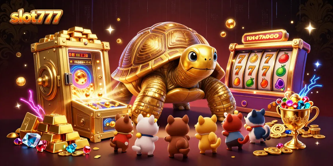 Mainkan slot777 di mesin permainan kartu emas bersama karakter lucu dengan banyak harta berkilauan.