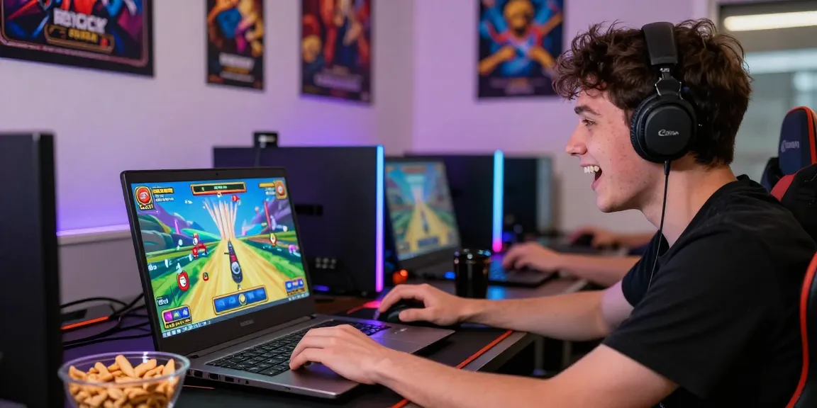 Aviator game player immersed in dynamic gaming with colorful graphics.