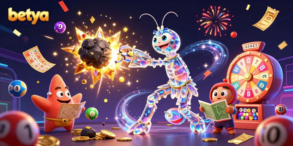 Betya illuminates an exciting 3D casino adventure with colorful elements and vibrant rewards.