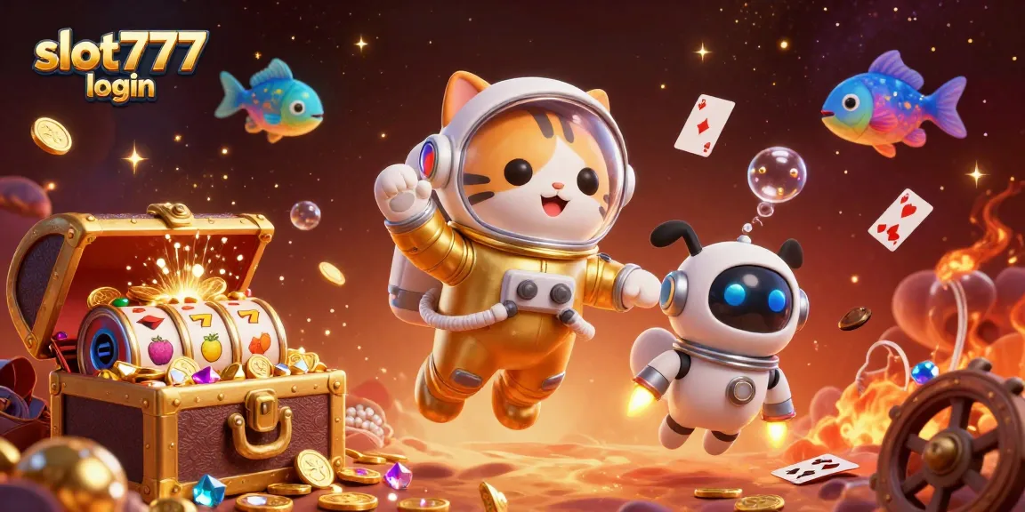 Menangkan permainan di slot777 login dengan mesin slot berwarna-warni dan peti harta karun yang melimpah.