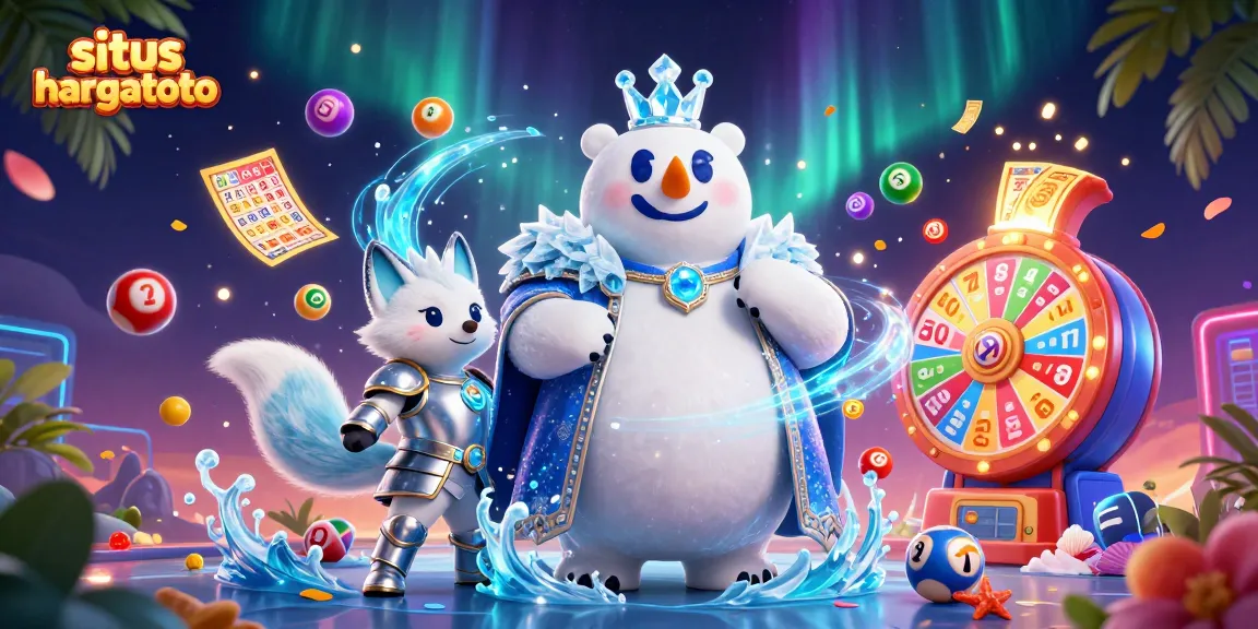 Engage with the thrilling world of situs hargatoto featuring dynamic lottery elements in a vibrant casino scene.