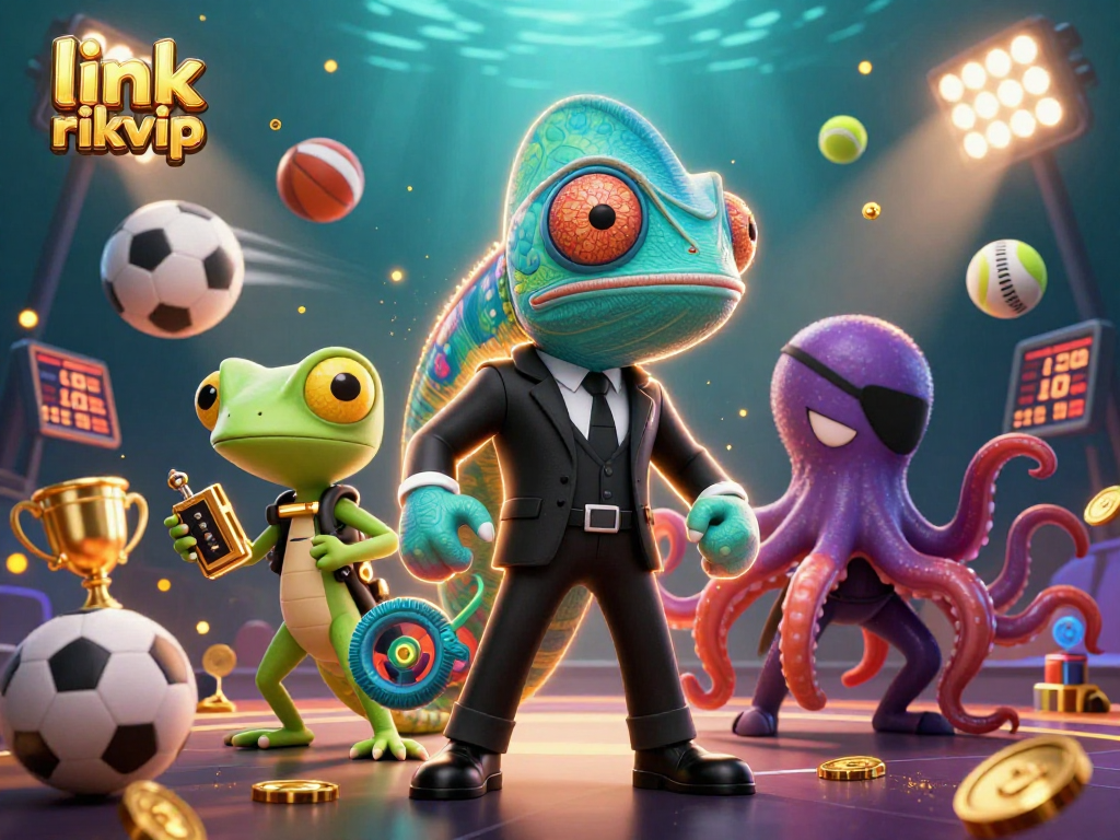 Experience thrilling action with link rikvip in a vibrant, dynamic 3D casino scene.