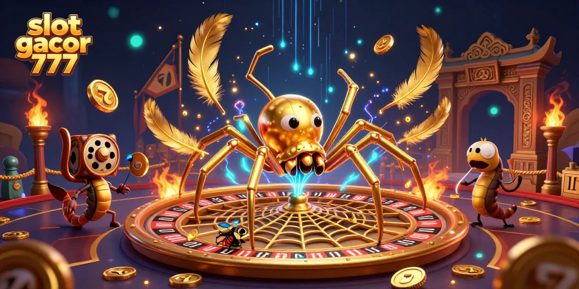 Spin the reels in excitement at slot gacor 777 with animated elements and vibrant casino atmosphere.