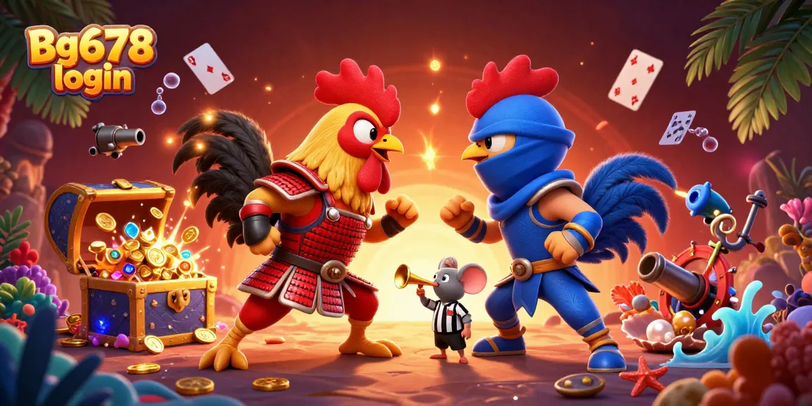 Engage with Bg678 login to enjoy thrilling gameplay featuring unique roosters and treasure.