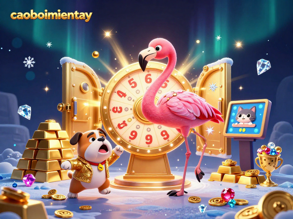 Engage with caoboimientay as a bulldog contestant wins prizes amidst dazzling casino treasures.