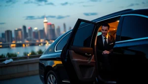 Experience a limo from seattle to vancouver with luxury and elegance in the city skyline.